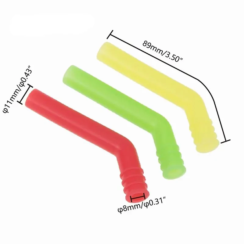 

RC 3pcs Extension Silicone Tube For HSP trax hpi 1/10 1/8 Scale Models Nitro RC Car parts Exhaust Pipe High temperature Turn off