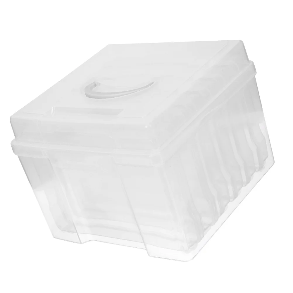 

Photo Storage Box 4x6 Inch Durable Material Easy Organizer Household Cards Postcards Photos Screws Beads Jewelry