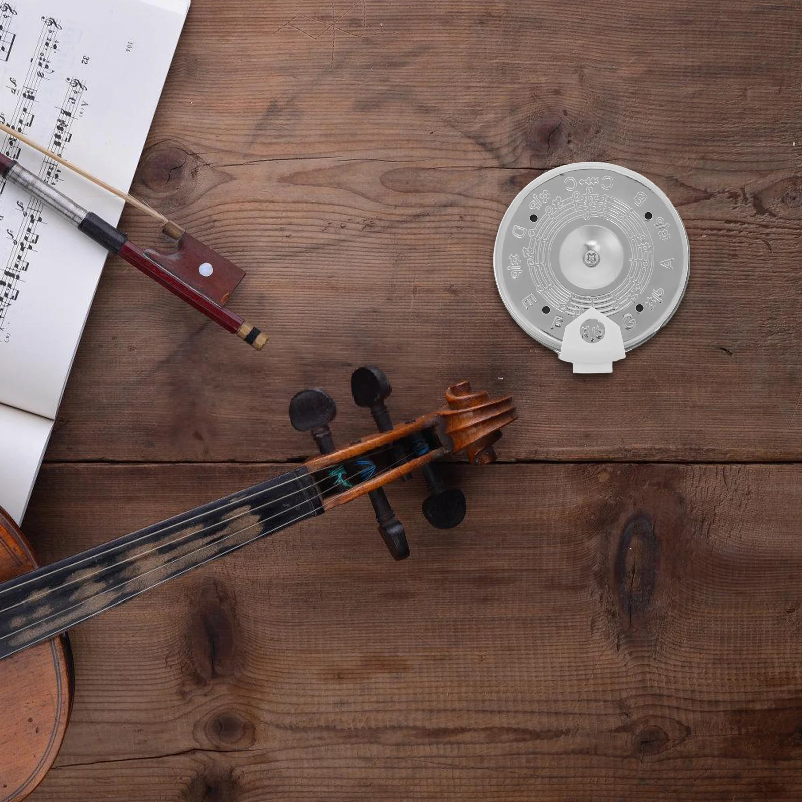 Pitch Pipe 13-Ton-Pitch-Tuner, empfindliches, kompaktes, tragbares Musikinstrument-Tuning-Werkzeug für Gitarre, Bass, Violine, Ukulele