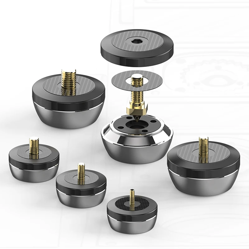 HiFi Audio ​​Integrated Speaker AIsolation Feet / Spikes & Pads​​ Amplifier Rack Stand Damping Foot Nail Shock Absorption