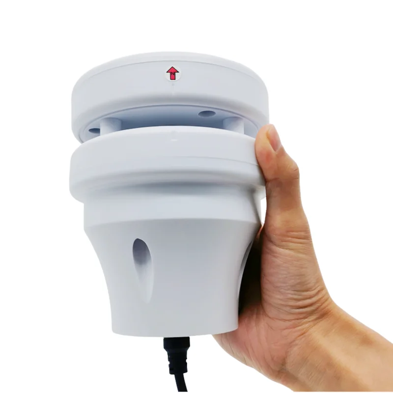 Mini Ultrasonic Wind Speed And Direction Meter Sensor RS485 Interface ASA Engineer Plastic Construction for Weather Station