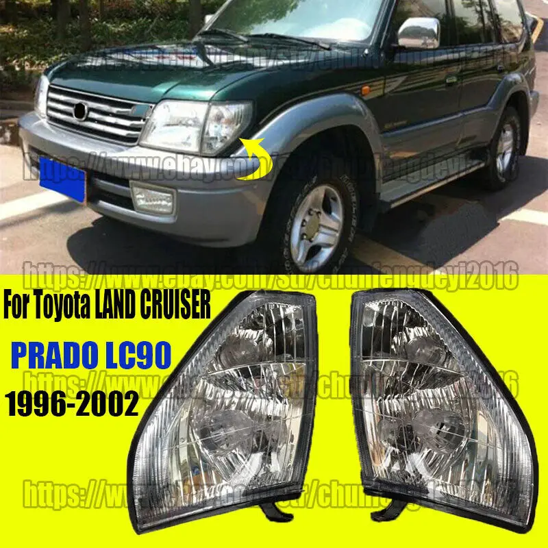 For Toyota LAND CRUISER PRADO LC90 1996-2002 Corner Front L+R Turn Signal Light