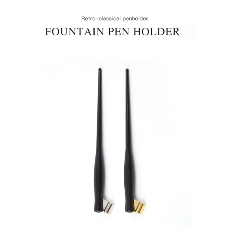 Resin Dip Pen Holder with 4 Interchangeable Tip for Beginner Writing Art Drawing K92C