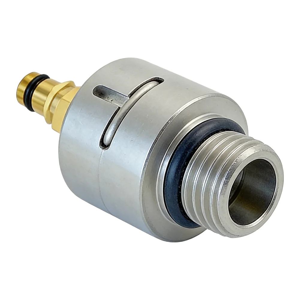 Drain Cleaning Nozzle Pressure Washer Adapter 304 Stainless Steel Construction 4500 PSI Capacity Seamless Hose Connection