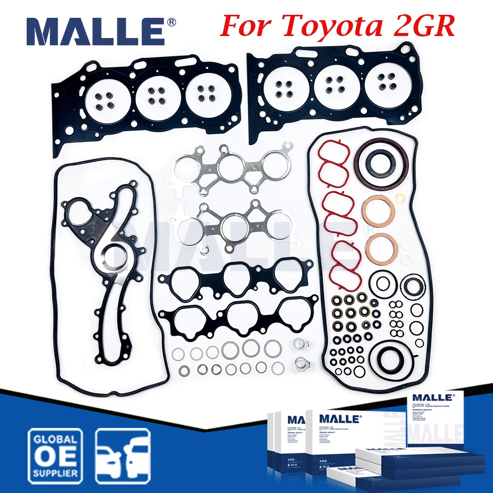 Engine Full Overhaul Gasket Kit For Toyota Camry RAV4 LEXUS ES 3.5L 2GR 2GRFE Car Accessories 04111-31441 04111-31442 Repair Set