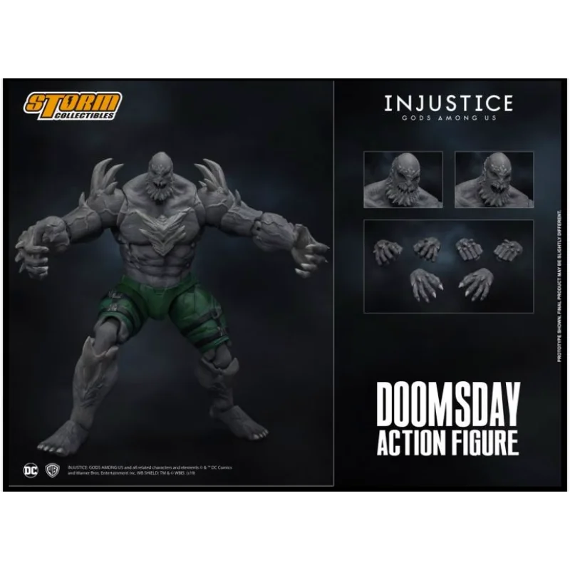 In Stock Original Storm Toys 1/12 DC Injustice League Doomsday Movie Character Model Art Collection Toy Gift