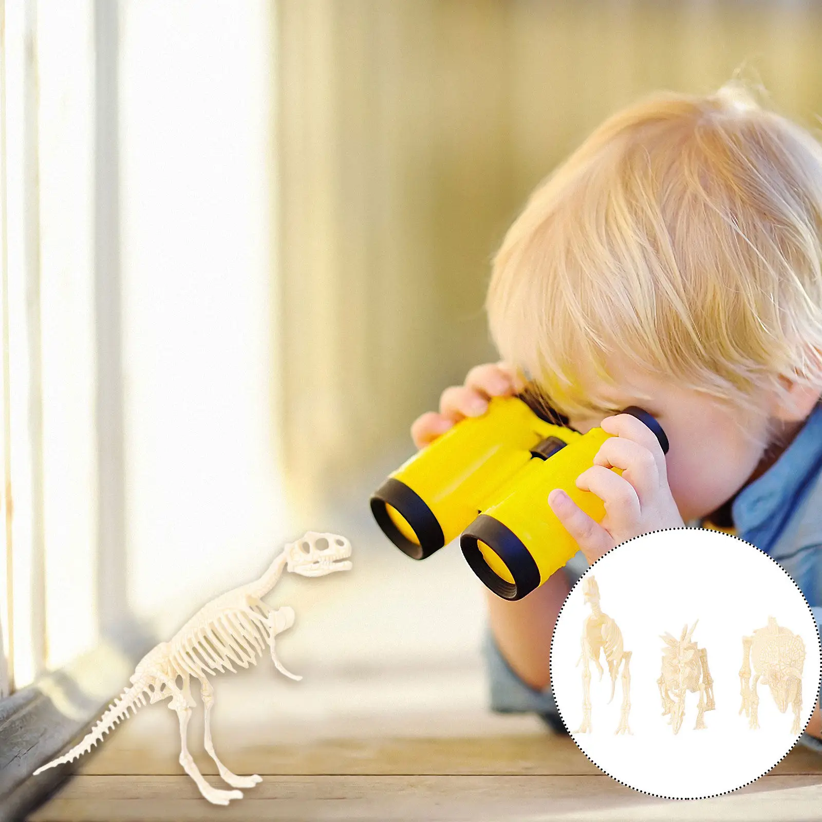 

Набор из 3 детских игрушек: сборные фигурки динозавров для детей