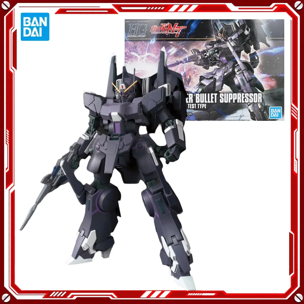 

Bandai Genuine Gundam Anime Model Kits SILVER BULLET Toys HG 1/144 Action Figure Assembly Model Gift for Kids Christmas Present