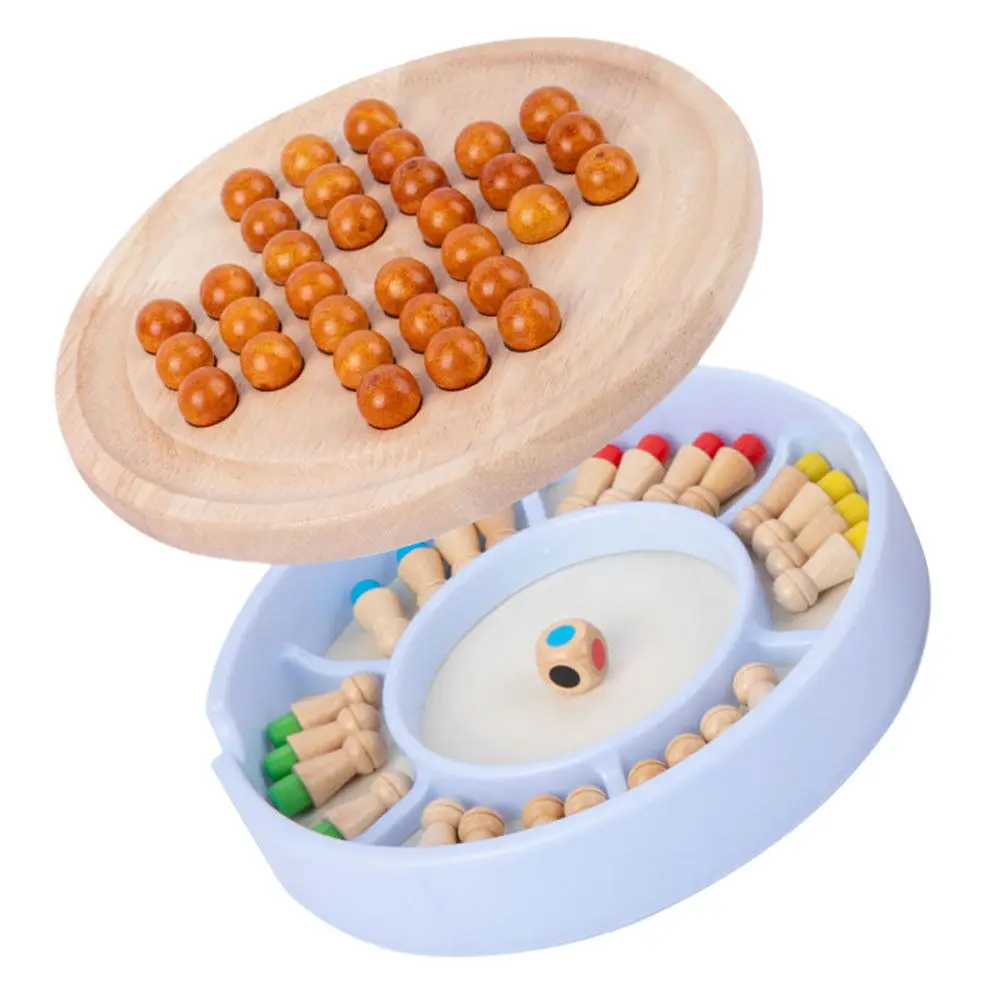 

1Set Memory Chess Educational Wood Board Game for Children Parent-Child Logic Training Development