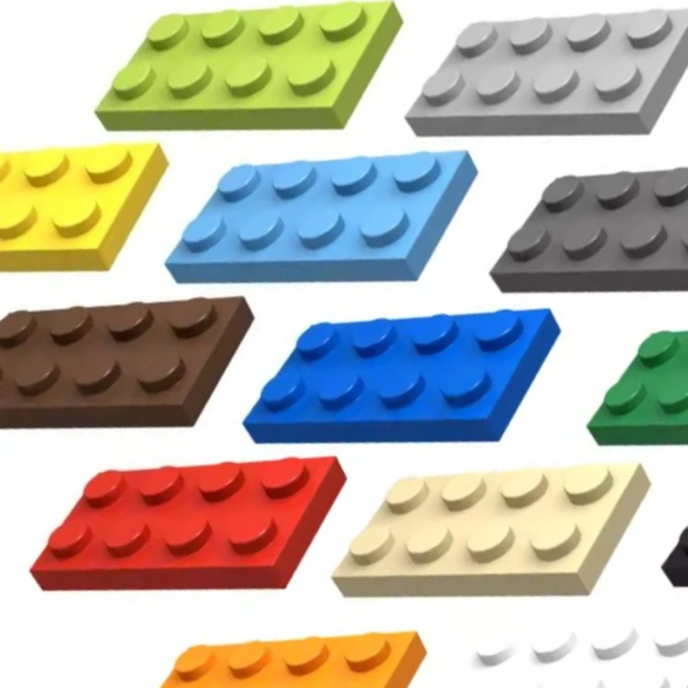 

10pcs Tile Plate Modified 3020 2x4 Building Blocks Kit High-Tech Board Light Panel Bricks Particle Idea Pieces of Toys Parts