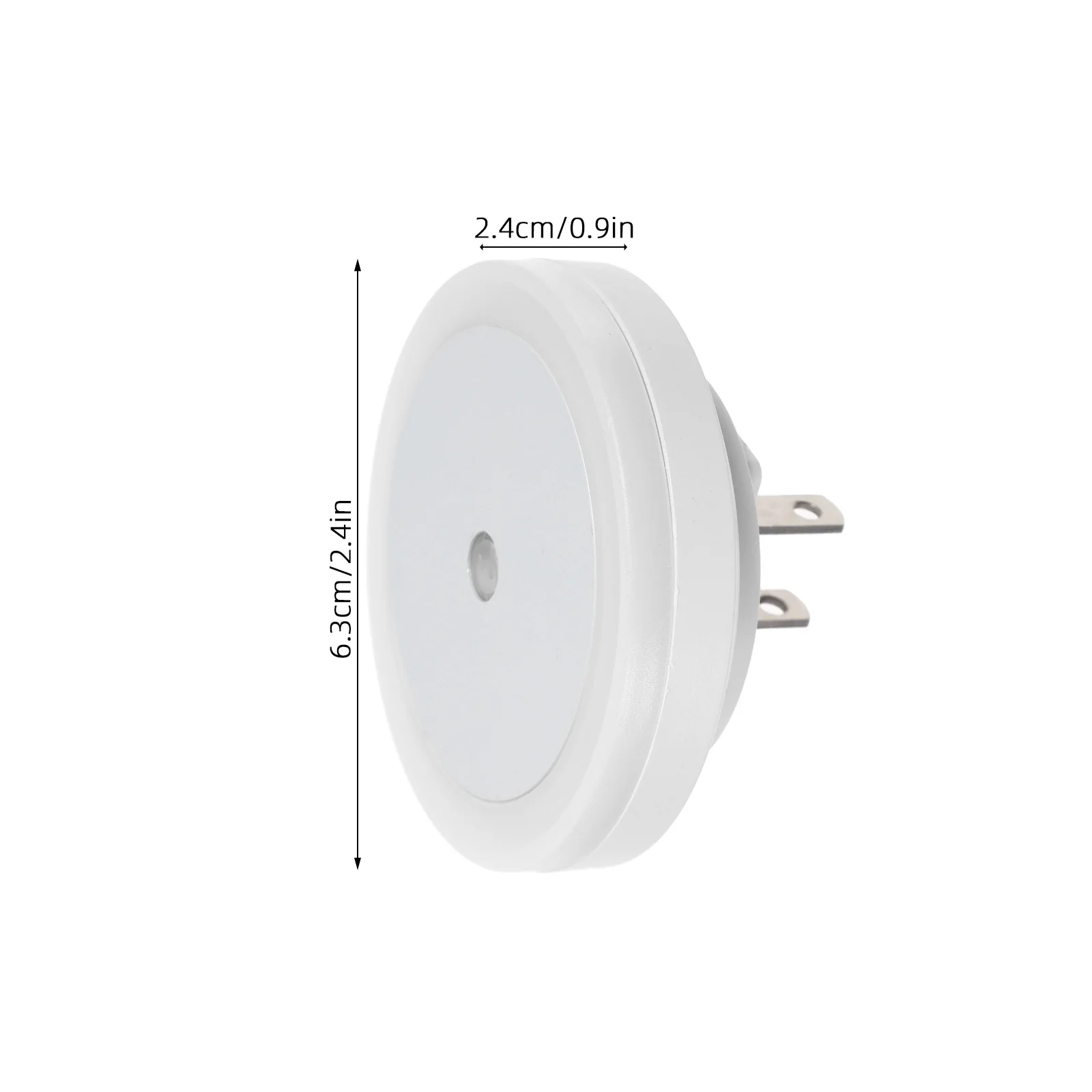 6 قطع من وصلات الإضاءة الليلية الناعمة المتوهجة في LED قابلة للتعتيم لغرفة النوم والممر والحمام والمطبخ ومقبس حائط في ضوء الليل