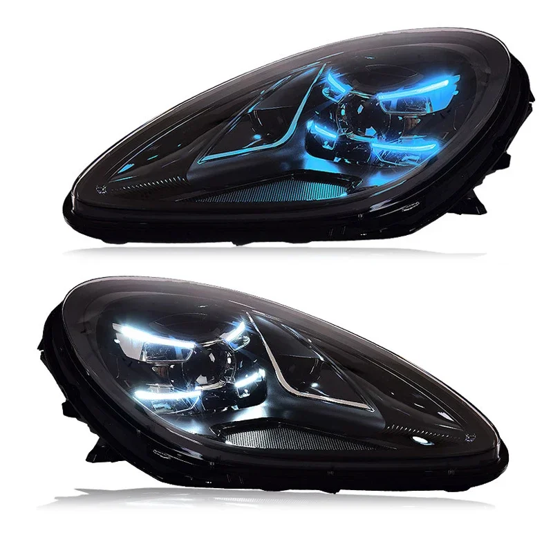 Car Styling Head Lamp for Porsche Macan LED Headlights 2014 2015 2016 2017 2018 2019 Projector Lens Drl Automotive Accessories