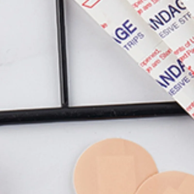50Pcs Round First Aid Waterproof Wounds Adhesive Bandage Band Aid Healthy Skin Care Tools