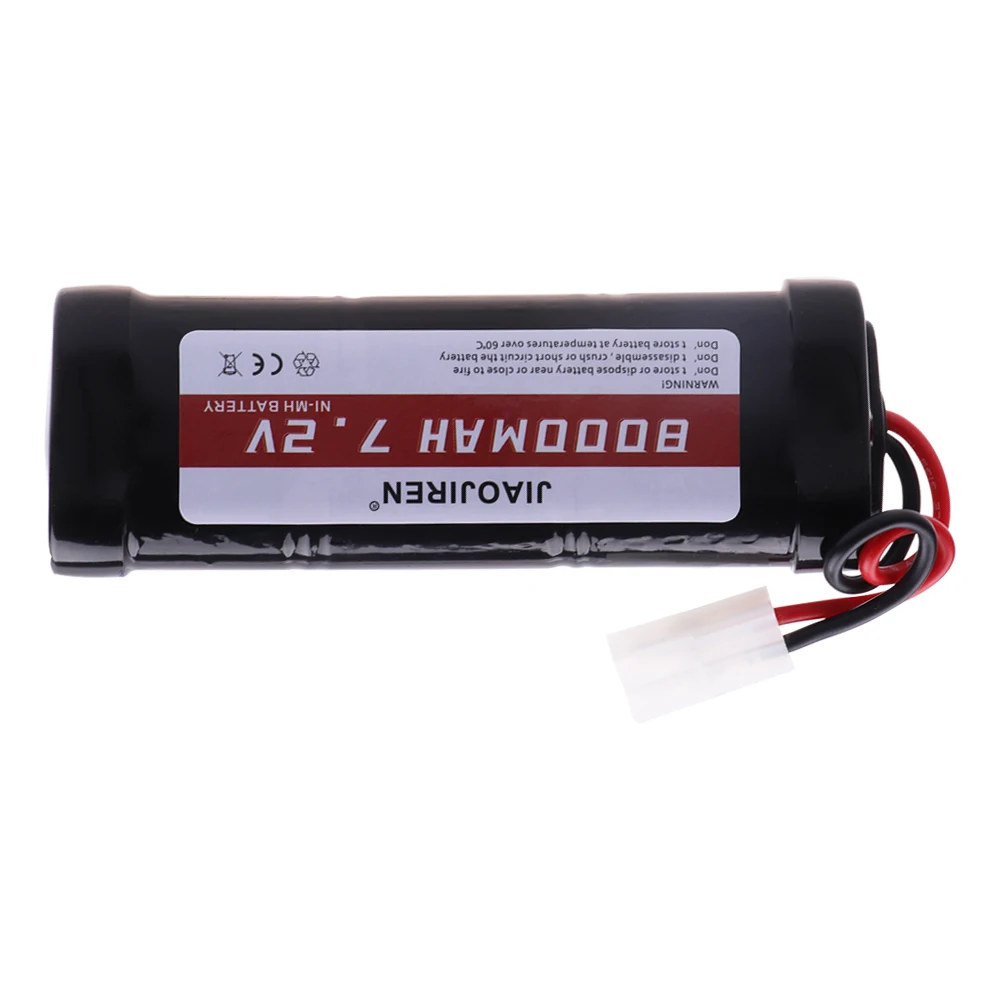 7.2V 8000mAh Ni-MH SC battery and charger set for RC toys tank car Airplane Helicopter With Tamiya Connectors 7.2 v battery