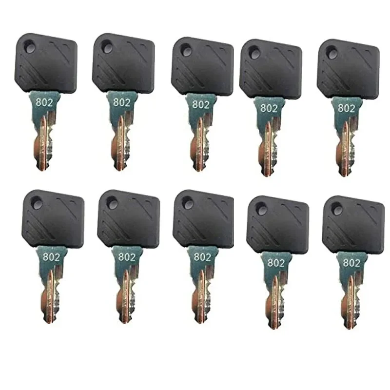 10pcs 0039730404 0039730403 ignition key 802 start key for Linde forklift parts