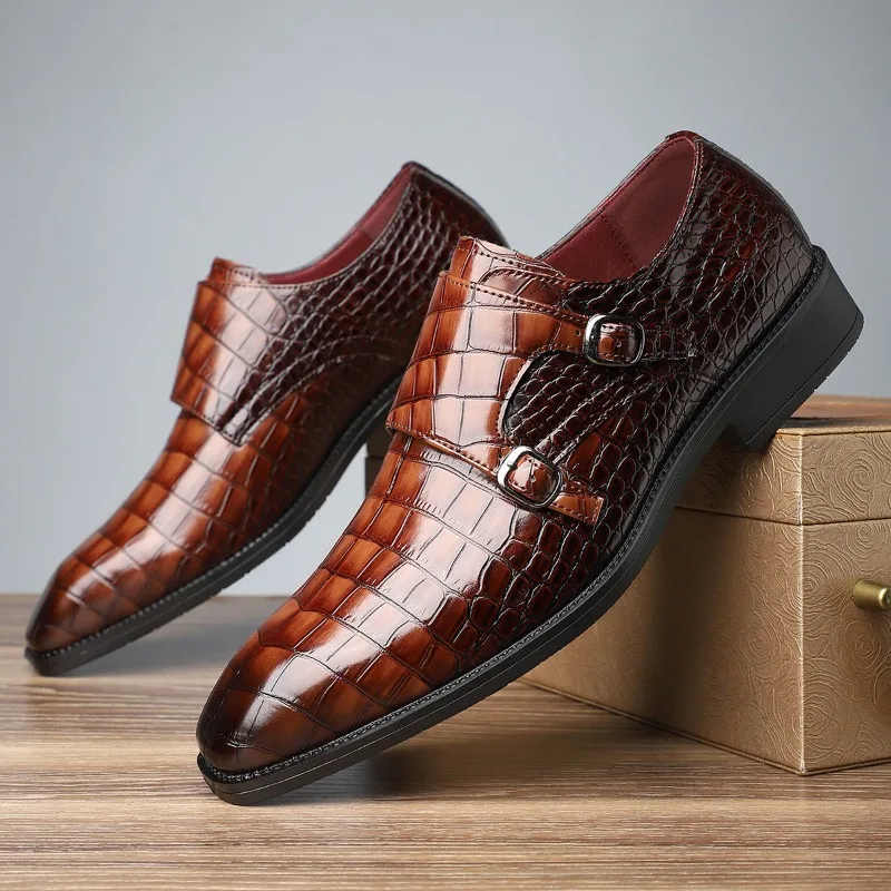 Luxury Men's Leather Shoes 2025 New Handmade Designer Business Shoes Fashion Comfort Loafers for Men Dress Shoes New Party Shoe