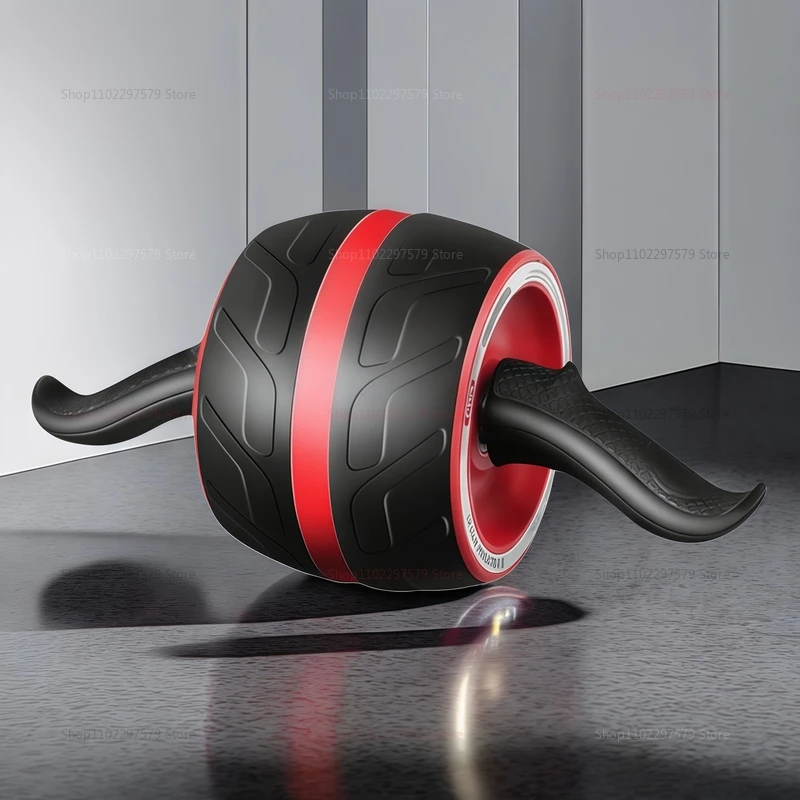 أسطوانة رياضية صغيرة للبطن مع وسادات للركبة، معدات تدريب غير قابلة للانزلاق للتدريب الأساسي في صالة الألعاب الرياضية المنزلية، آمنة وموثوقة