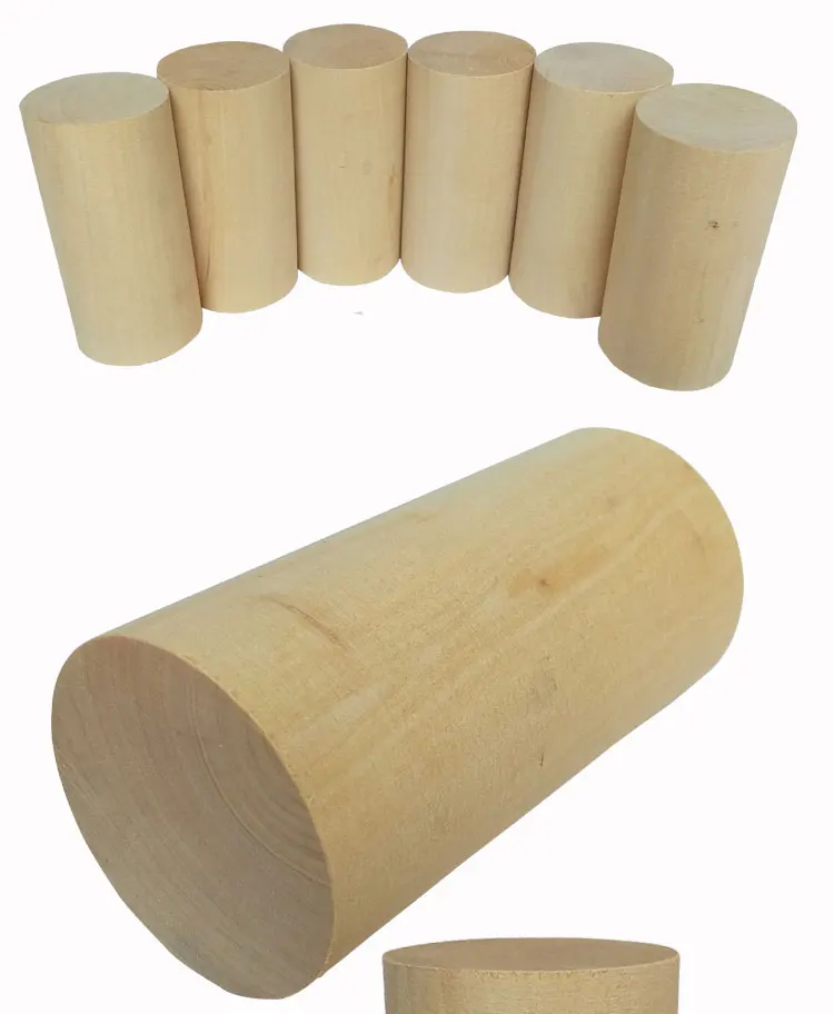 2 Stuks Ronde Houten Cilinder Voor Ambachten Voedsel Lolly 'S En Model Maken Cake Plug Diy Duurzaam Plug Gebouw Model Tool