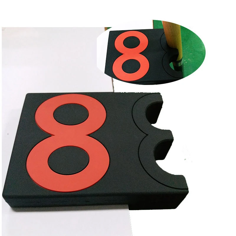 

Plastic 2-Cue Pool Cue Holder Cue Rest Billiards Portable Cue Stick Claw Rack Holds 2 Cues Against Table, Bar or Chair