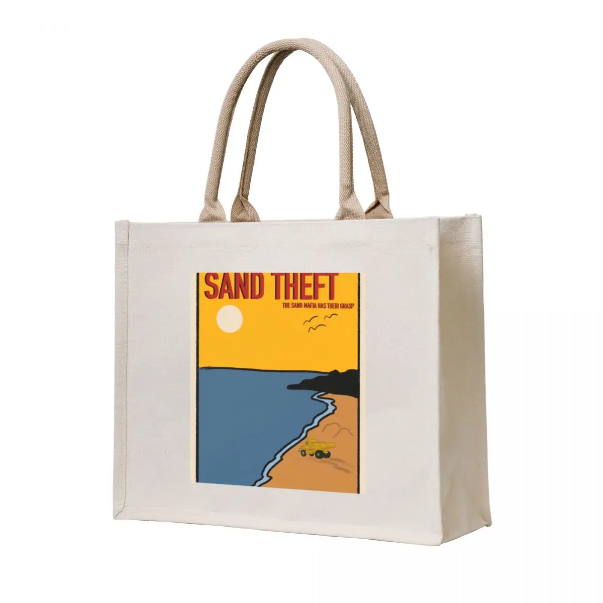 

Sand Theft Merch Tote Bag large size bags shopping bags foldable cute tote bag
