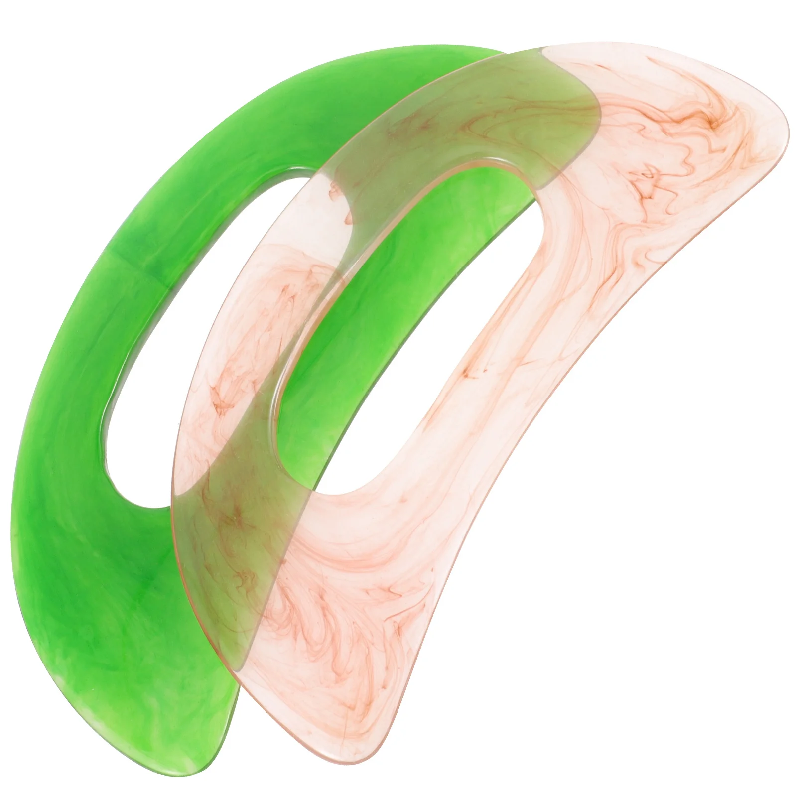 2 قطعة أداة تدليك كشط لوح Guasha تصميم إبداعي للجسم والوجه والرقبة للاسترخاء أداة تدليك العلاج المحمولة #6