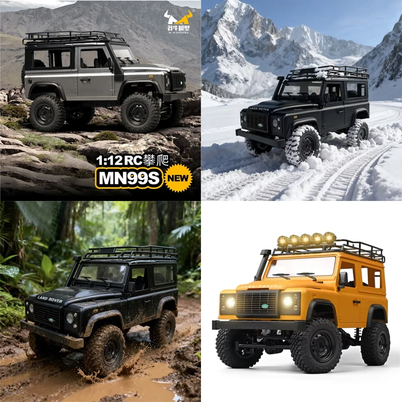 Mastodon 99s 1/12 échelle proportionnelle RC voiture Black Warrior édition tout-terrain escalade Simulation télécommande jouet pour 14 ans et plus