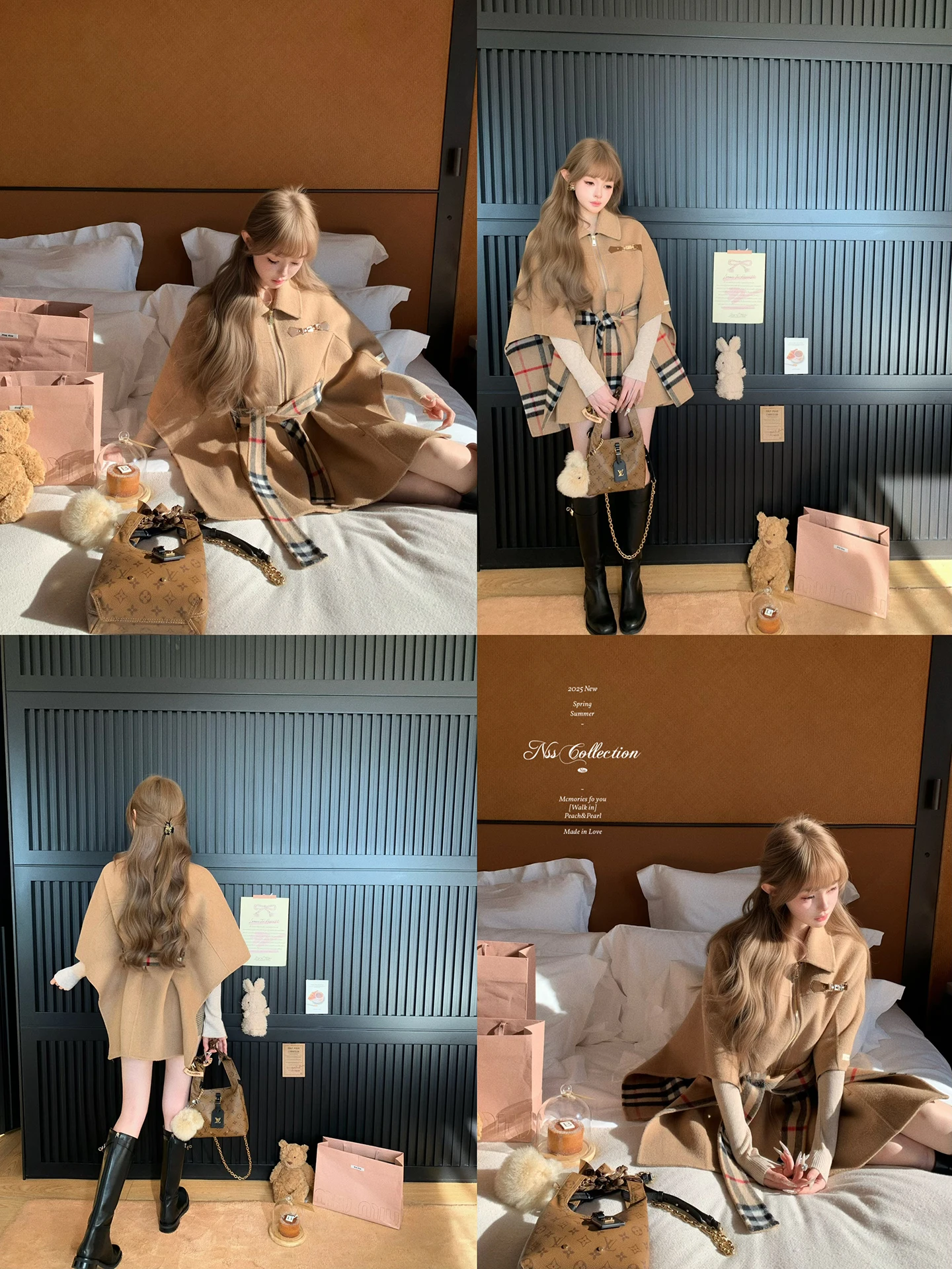 

Женское шерстяное пальто Dublin Girl NSS Collection с поясом и шалью, с длинными рукавами, утепленное, зимняя верхняя одежда для молодых женщин