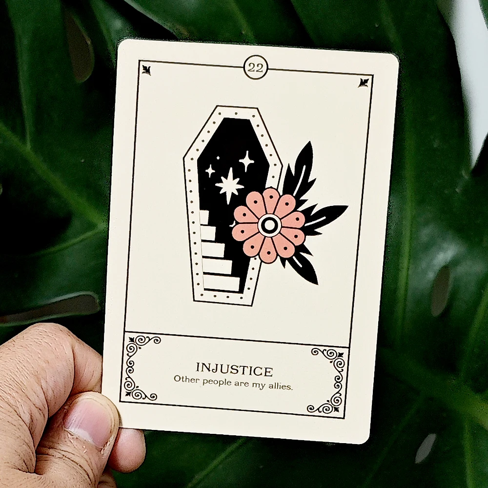Cries of The Souls Oracle Deck 10,5 * 7,5 cm 42 pezzi di carte Oracle ti supportano accettare le ferite interne
