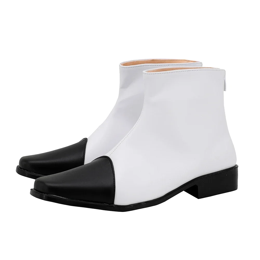 คอสเพลย์อะนิเมะชาร์ลี Morningstar รองเท้าผู้ใหญ่ผู้หญิงบูทหนังรองเท้าบูทส้นสูงสั้นเครื่องประดับเครื่องประดับชุด