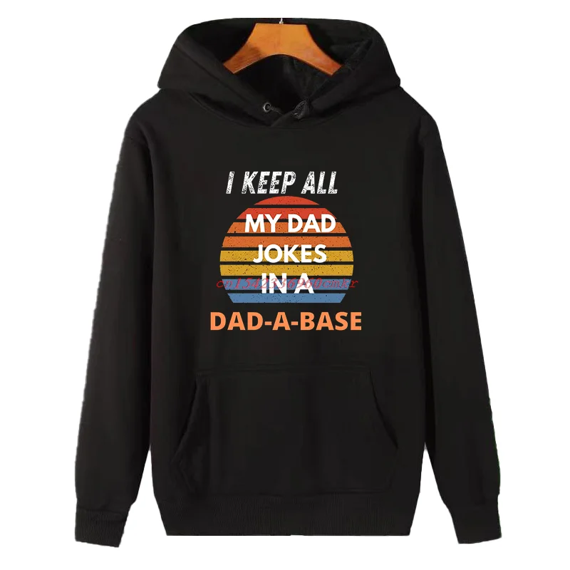 Funny Gifts For Dads Dad's Dad Graphic Hooded Sweatshirts Suitable For All Ages Men's Essentials Winter Thick Sweater Hoodie