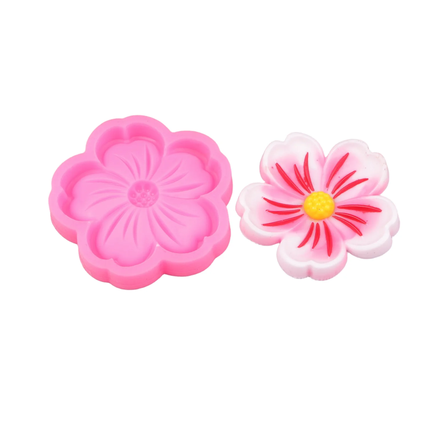 Rose Flower Cake Decorating Silicone Mold for Chocolate Sugar Craft Polymer Clay DIY Baking Tool Supplies