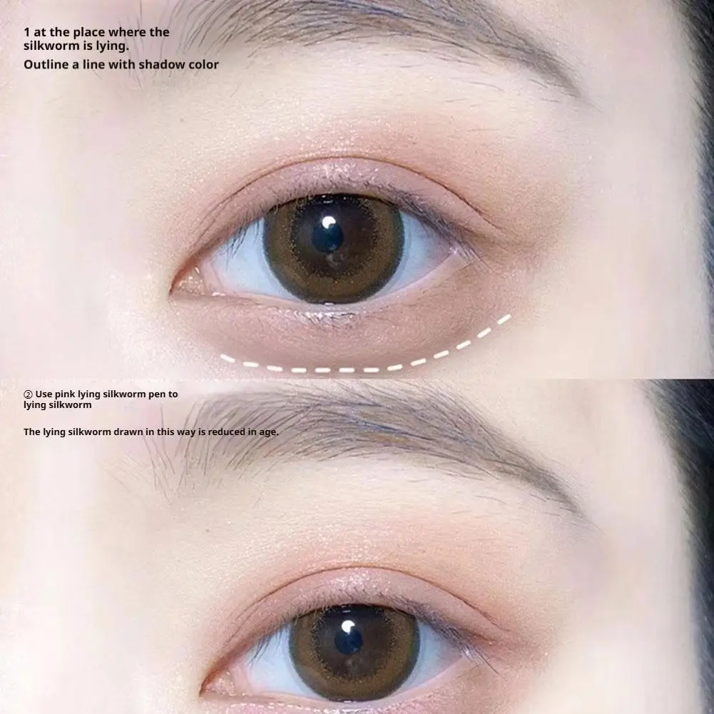 ماسكارا فائقة النعومة، محدد عيون، عصا ظلال عيون، دودة القز الكذب، مستحضرات تجميل مقاومة للماء تدوم طويلاً، أدوات مكياج #5