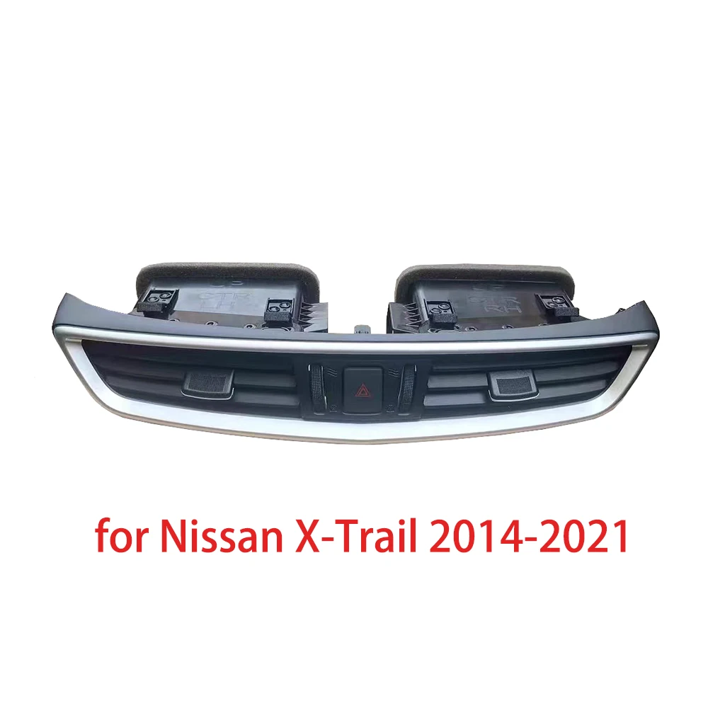 

Auto Front Middle Dashboard Air Conditioning Outlet A/C Vent for Nissan X-Trail 2014 2015 2016 Qashqai 2016 2017 2018 2019-2021