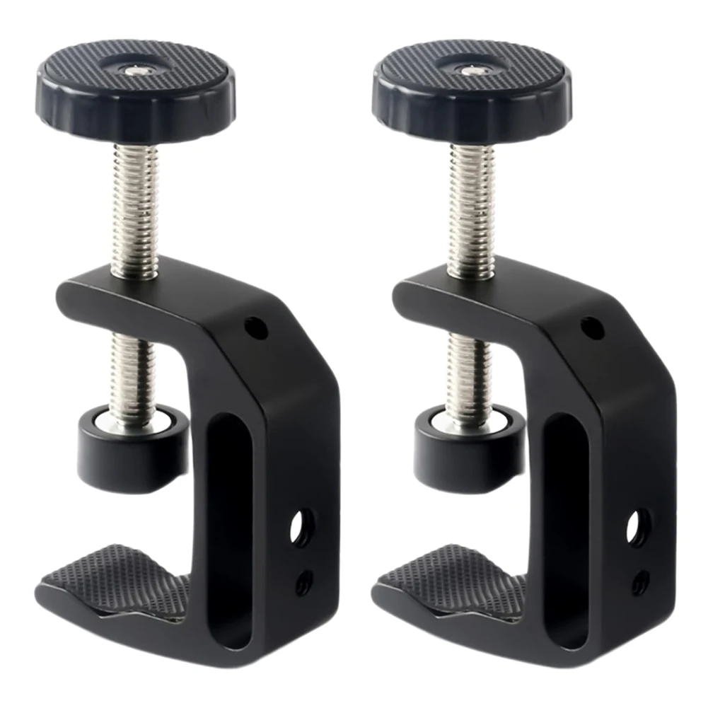 1/2pcs Small C-Type Clamp Set Aluminum Alloy Table Clamp Screw Clamps Metal Woodworking Vise Grip Bench Vice DIY Tool