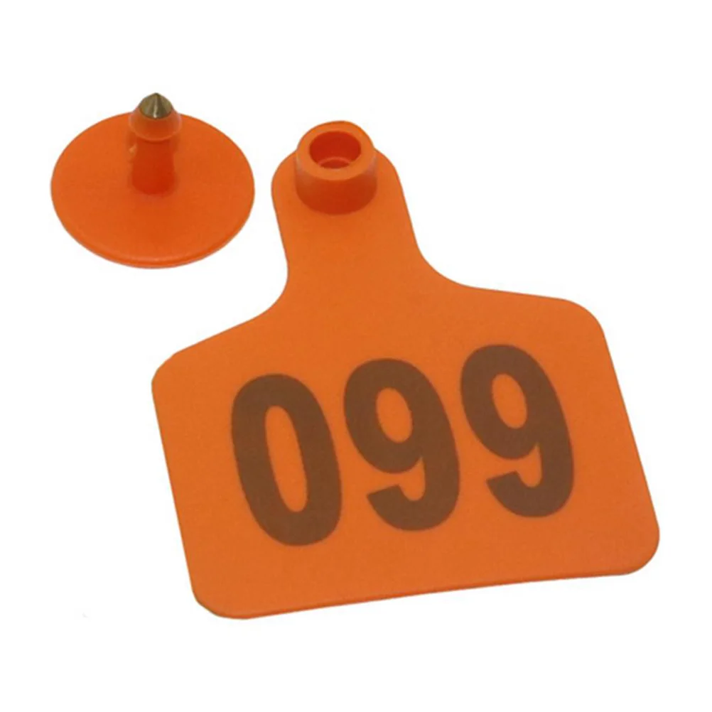 100 قطعة الماشية خنزير الماعز خنزير مزرعة الحيوانات تحديد وسم أداة الماشية البرتقال الماشية العلامات الحيوان العلامات