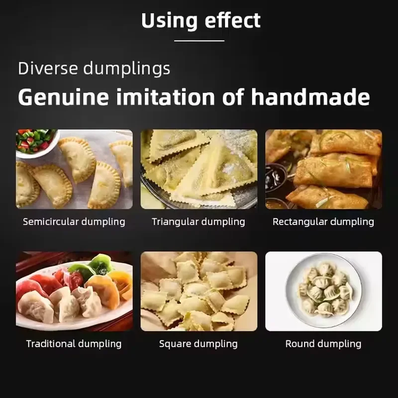 Automatic Stainless Steel TD Brand Dumpling & Samosa Making Machine 1.5kW Motor CE Certified High Capacity Forming Equipment