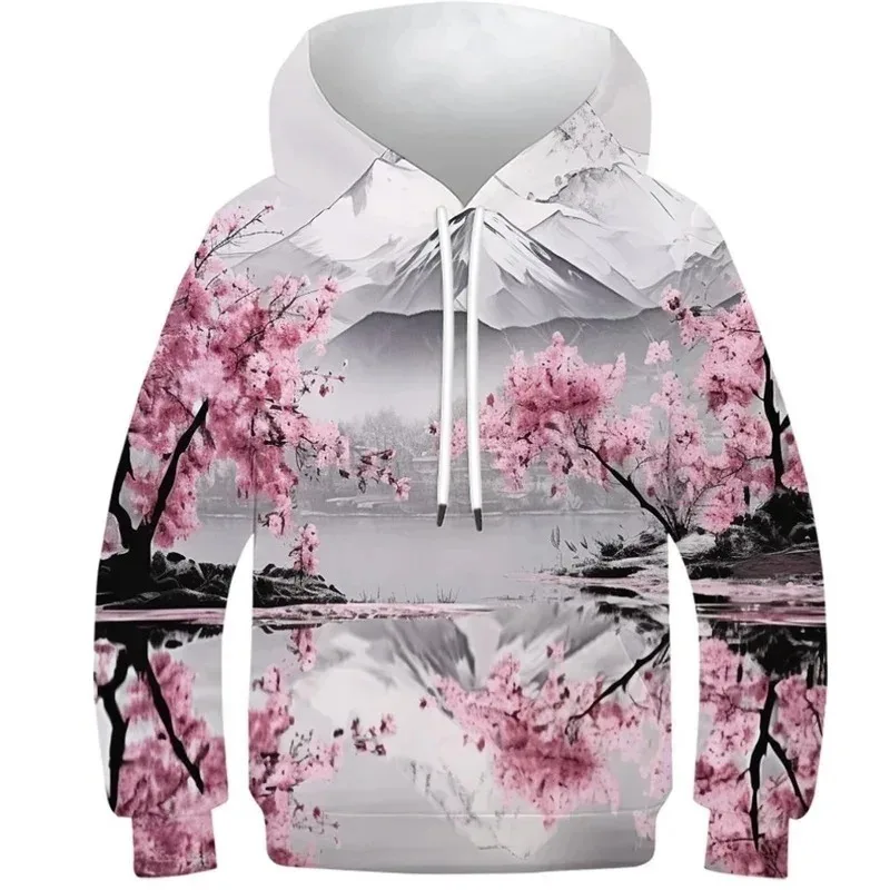 

2025 Fashion 3D Printed New Year Pattern Men's Hoodie Guitar Koi Long Sleeve Casual Hoodie Street Top Loose Sportswear