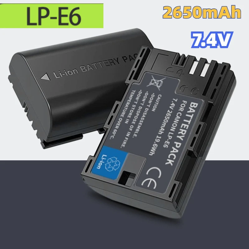 LP-E6 2650Mah Camer…