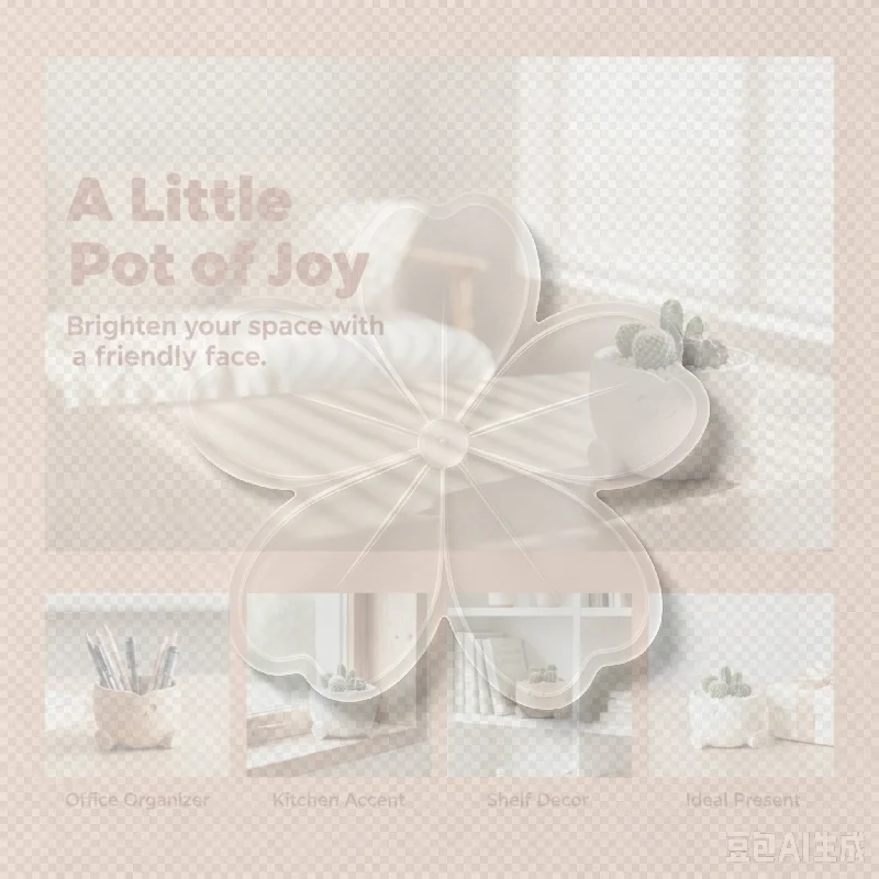 3D Printed Creative Smiling Figure Planter Pot Mini Indoor Flower Pot for Home Desk Decor Small Plant Pot Perfect Gift for Gard