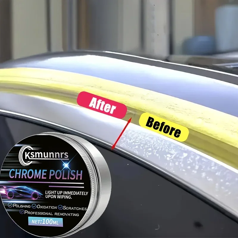 Good Multi-Purpose Automotive Electroplating & Polishing Wax for Aluminum Wheels & Bumpers, High-Quality Metal Refurbishment, Ca