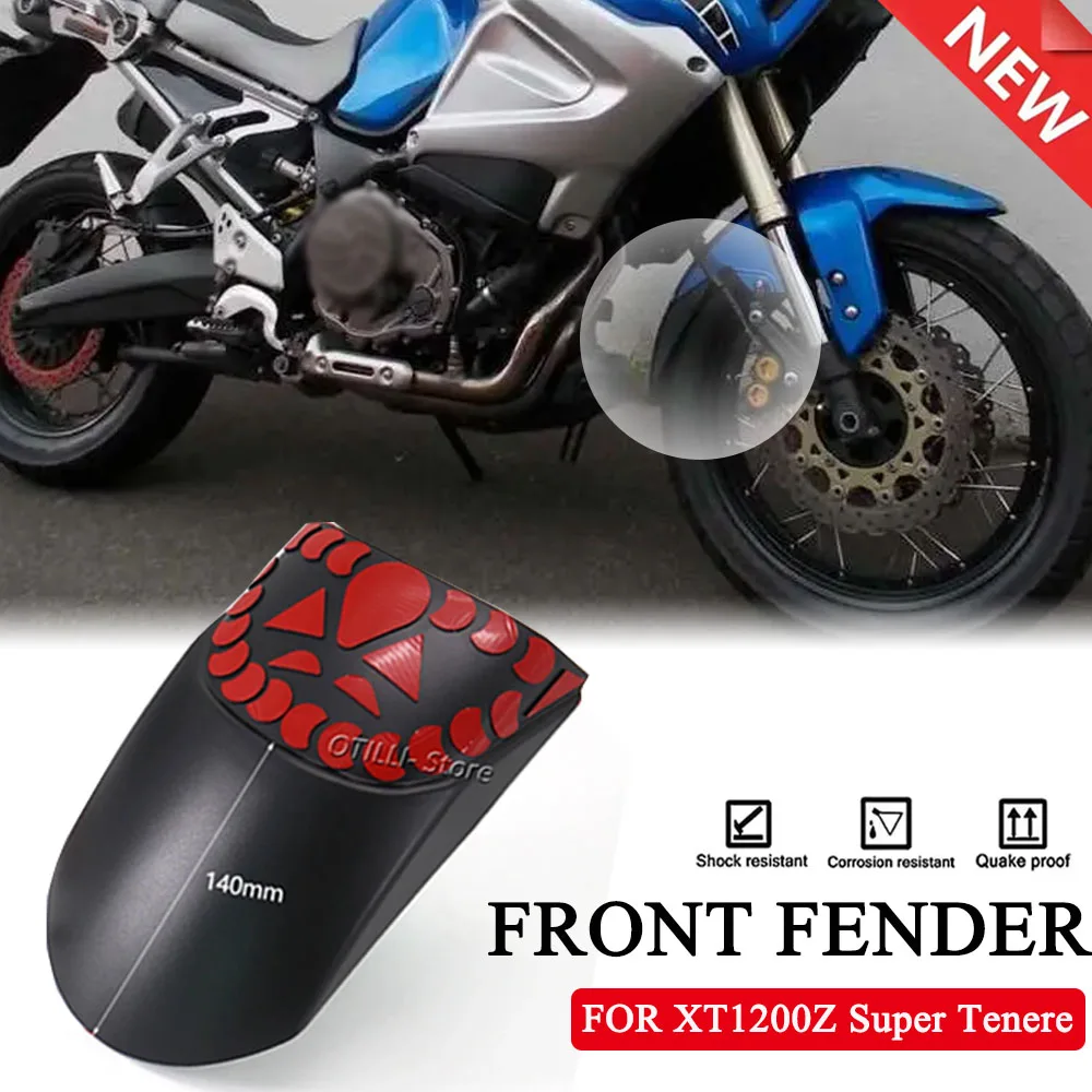 

Motorcycle Front Fender Mudguard Extender For Yamaha XTZ 1200 Super Tenere XT1200Z XT 1200 Z （2010-2023）Hugger Extension