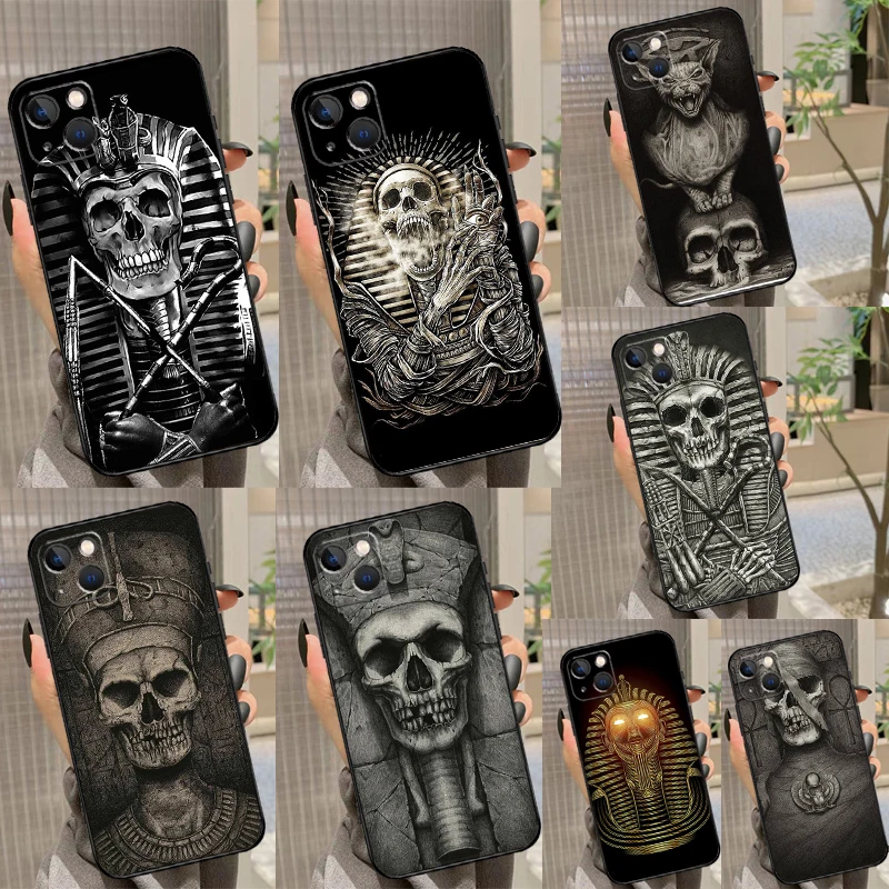 Ancient Egypt Pharaoh Phone Case For Samsung Galaxy S26 S25 Ultra S23 S21 S20 S22 S24 FE S10 Plus Cover Coque