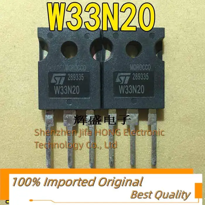 

10 шт./партия W33N20 W33NB20 MOSFET TO-247 200V 33A импортное Оригинальное лучшее качество