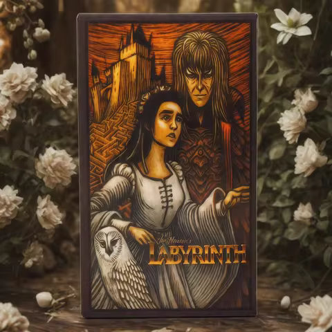 Labyrinth Card Deck Inspired by Movie Fantasy Adventure Mystical Theme Perfect for Collectors and Gift Giving