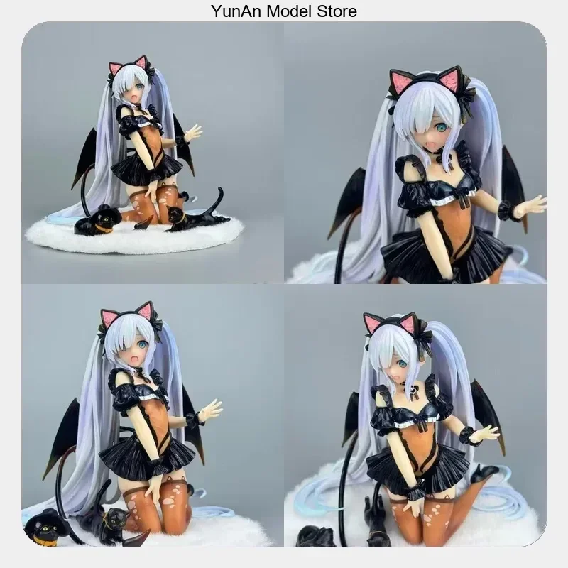 

13.5cm Azur Lane HMS Janus Kneeling Pose Anime Figure Desktop Decoration Gift