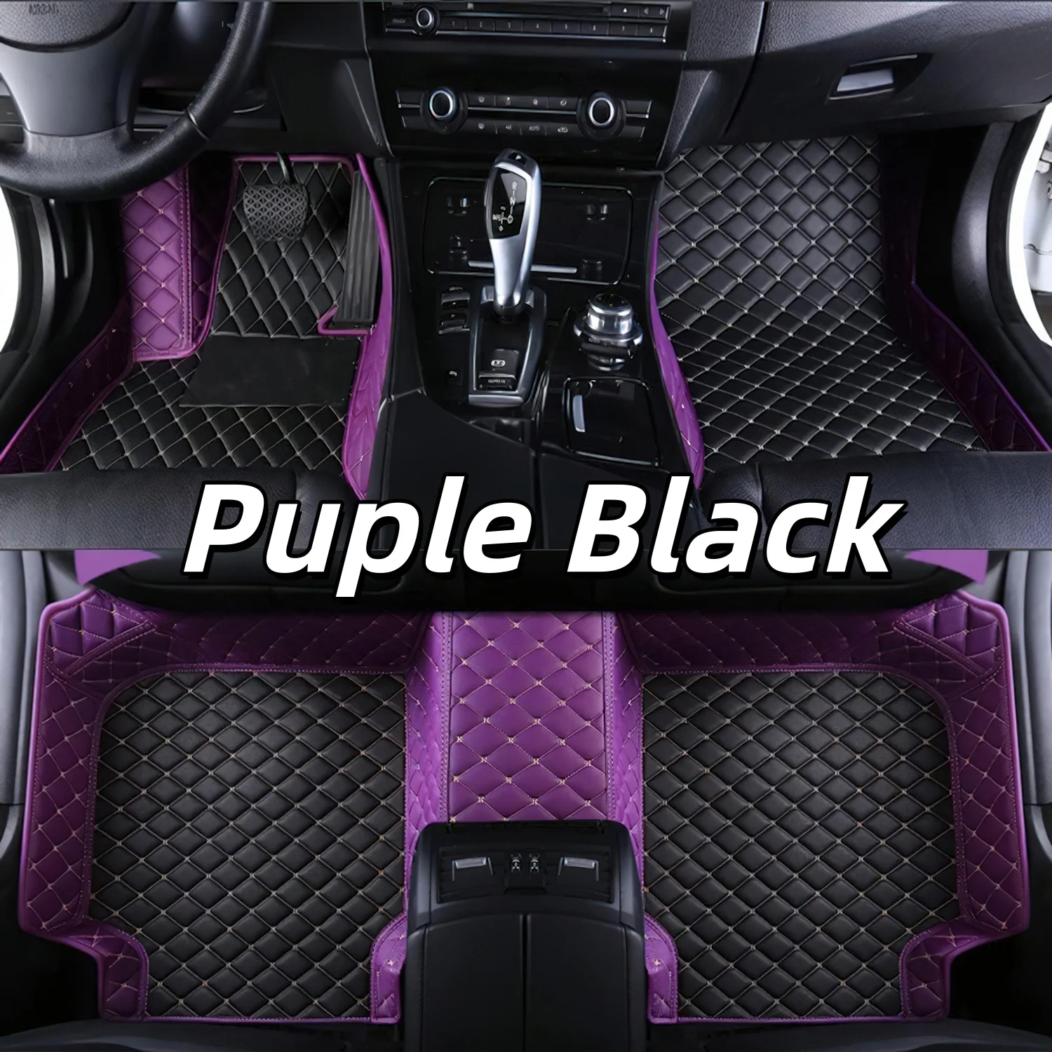 

Accessories car floor leather mats fits for Volvo V40 2013 2014 2015 2016 2017 2018-2019 vehicle full set carpet pads