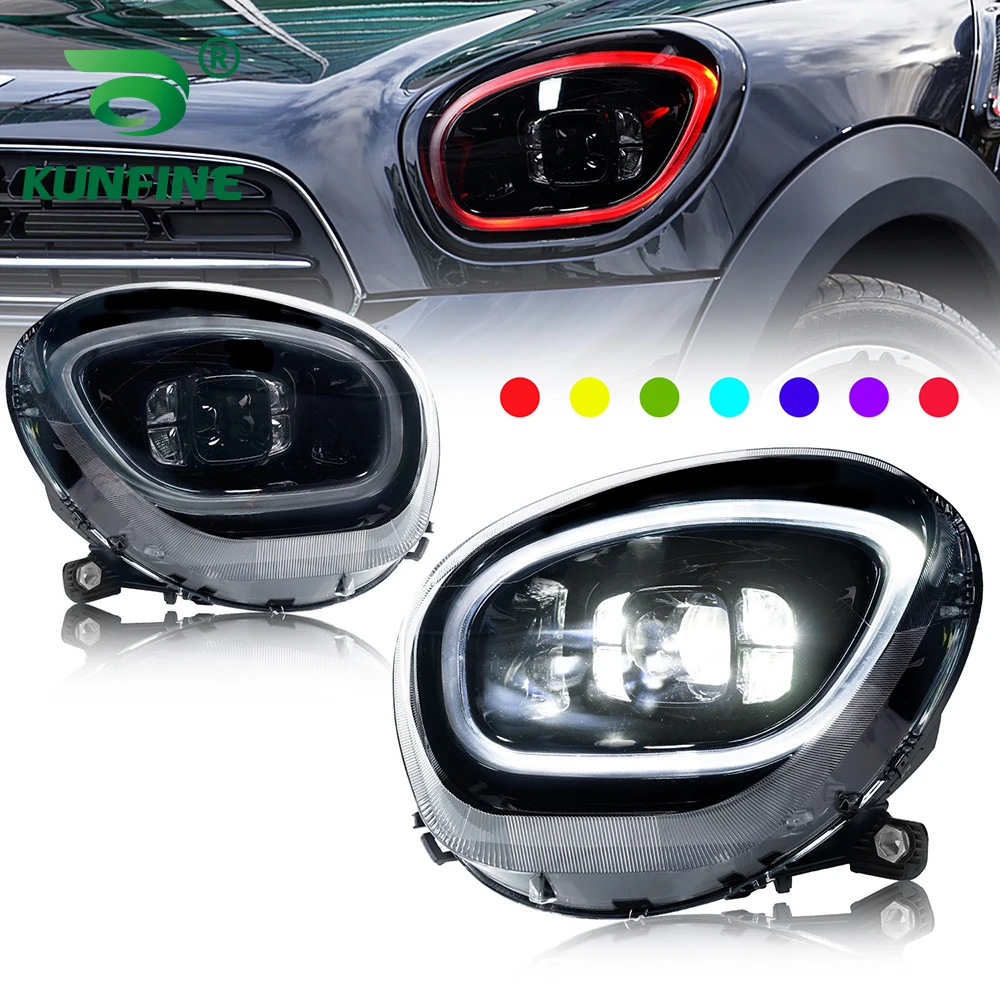 

Pair of Car Styling Car Headlight Assembly For BMW MINI R60 2010-2016 LED Head Lamp Car Tuning Light Parts Plug And Play