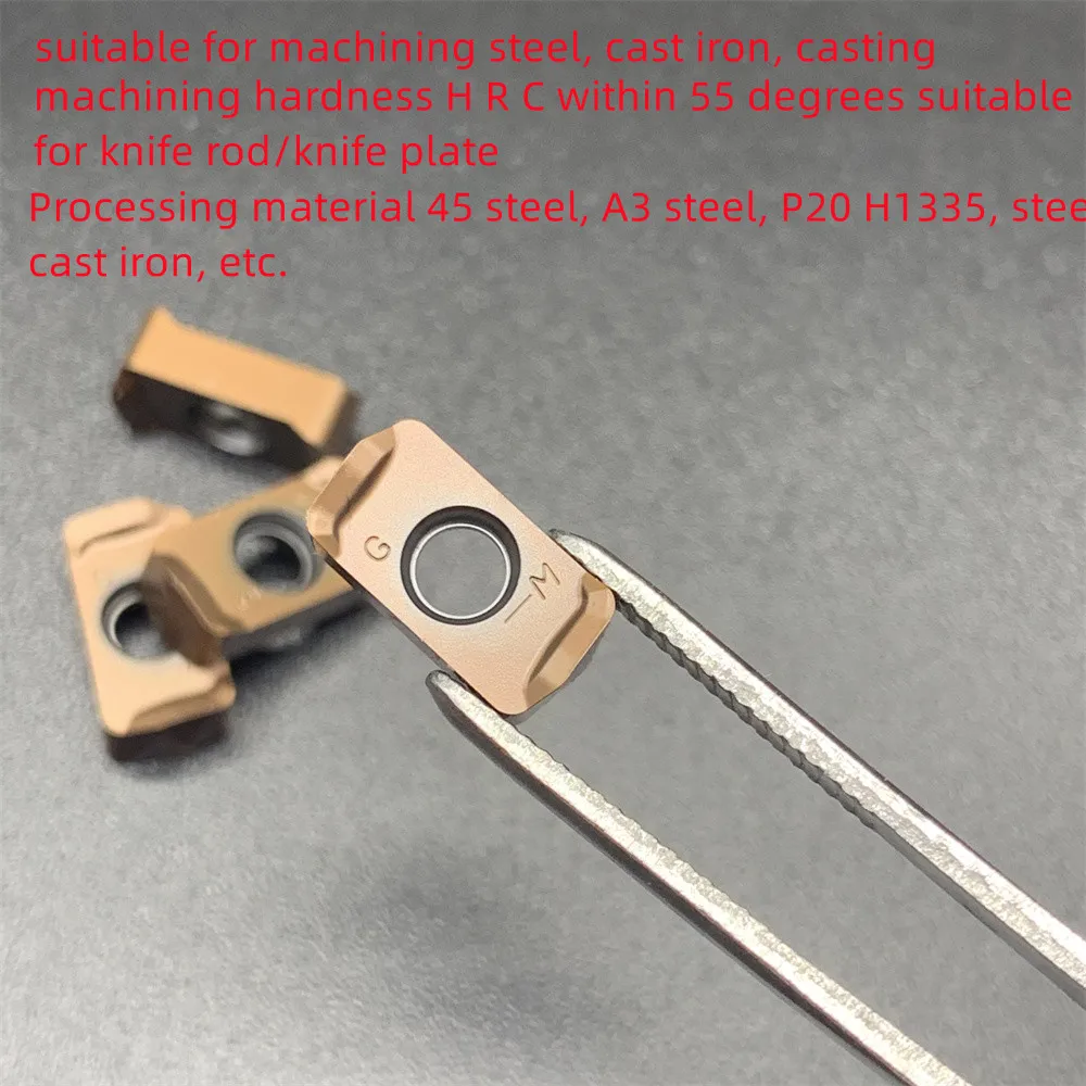 10pcs high quality LOGU030310ER-GM CP1202 LOGU030310ER-GM H01 milling insert high-hardness fast feed CNC insert LOGU030310ER-GM