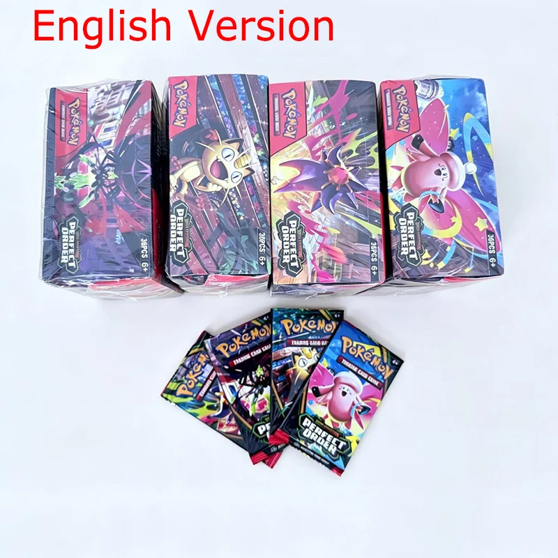 360Pcs English Version Card Mega Evolution Ascended Heroes PHANTASMAL Destined Rivals Booster Battle Transaction Card