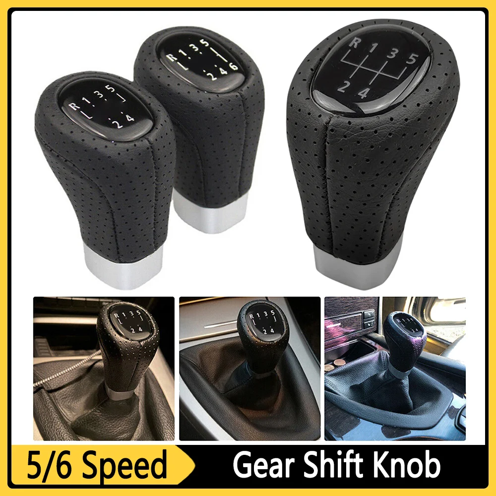 

5/6 Speed Aluminum Alloy Auto Gear Bar Knob Head Manual Gear Stick Head Shift Replacement 25118037305 8037305 for BMW E87 E81